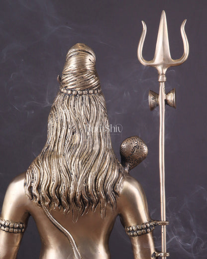 Lord Shiva Brass Idol enhanced - 20"