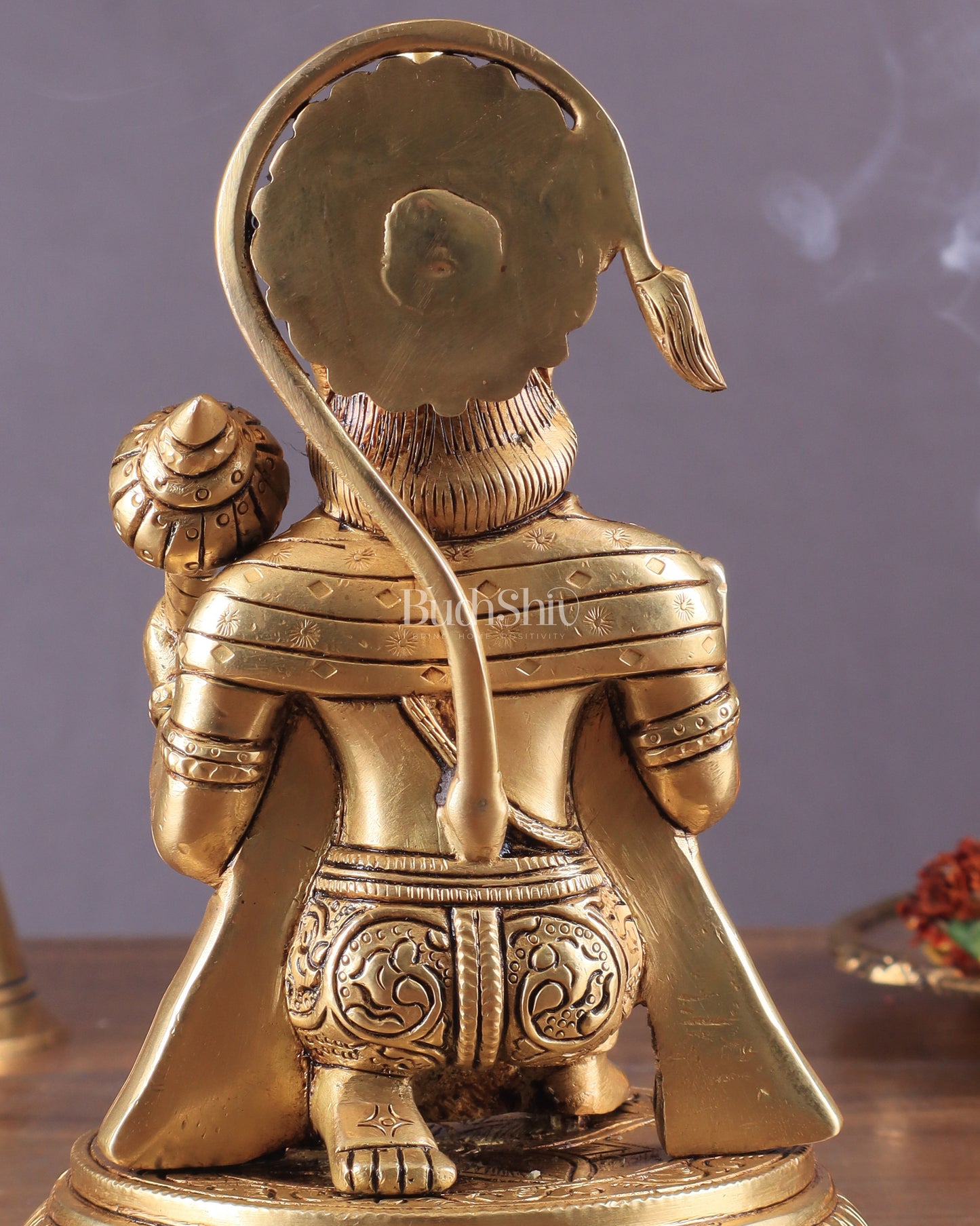 Handmade Brass Superfine Lord Hanuman Idol - 7"