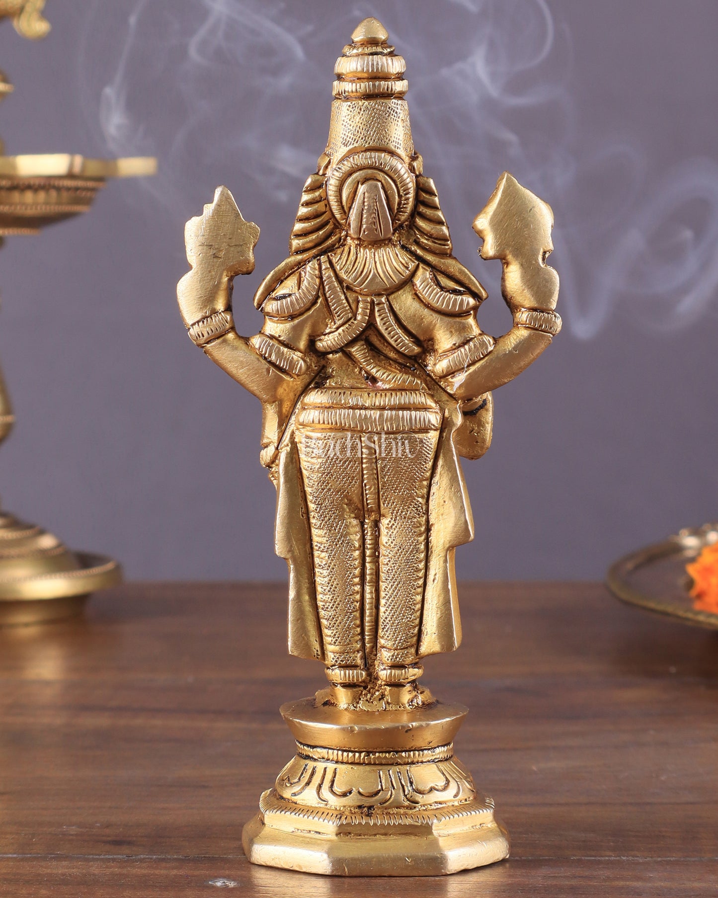 Superfine Brass Tirupati Balaji Idol (Small) 5.5"