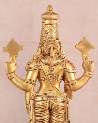 Brass Superfine Lord Tirupati Balaji Statue 18"