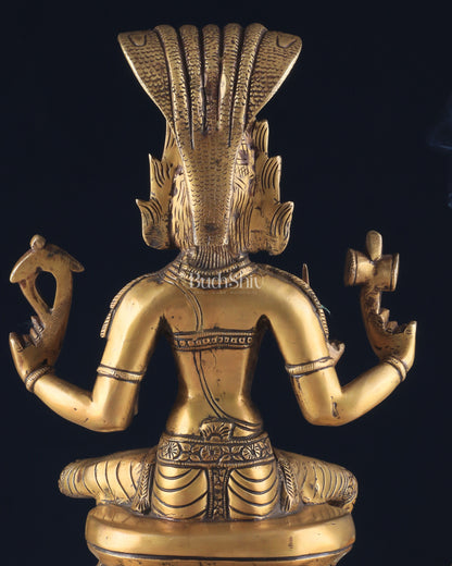 Brass Unique Mariamman Idol – Divine Goddess Statue (12 Inches)