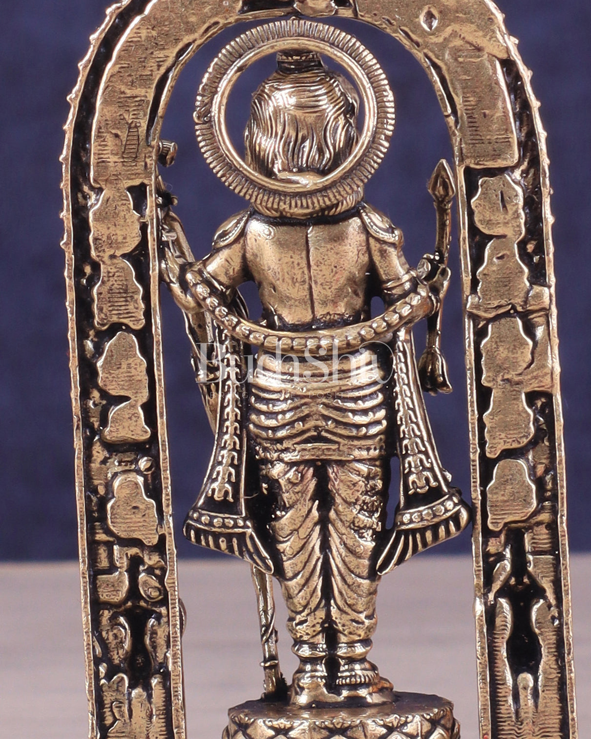 Pure Brass Intricate Ram Lalla Idol - 4" Tall