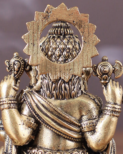 Pure Brass Ganesha superfine Idol 3"