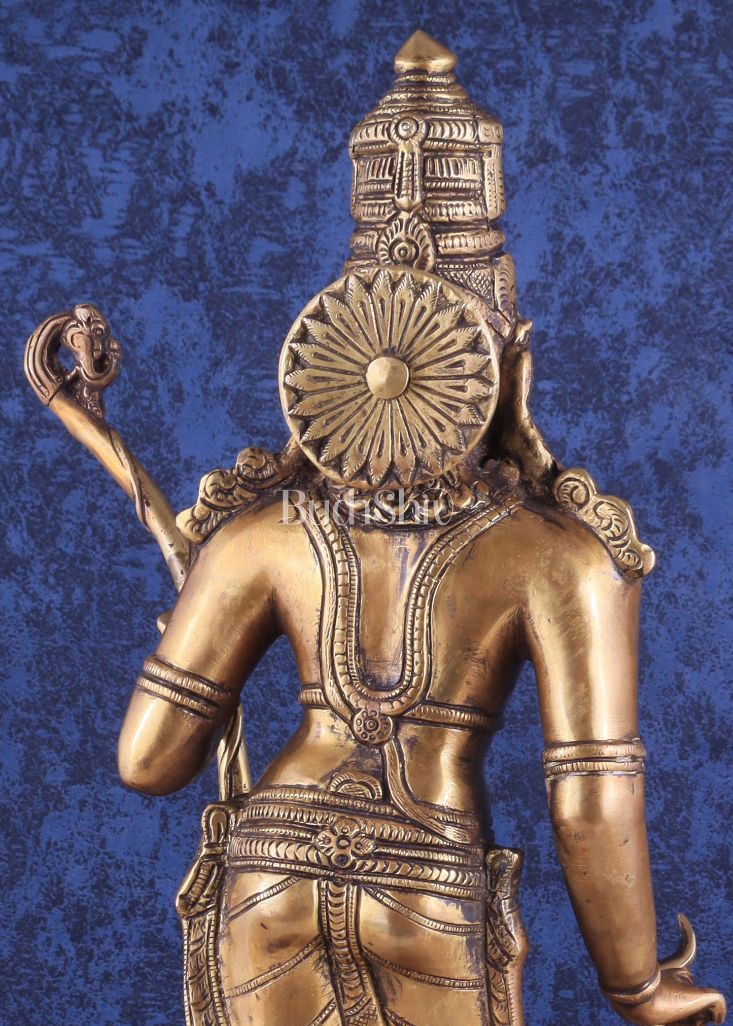 Divine Brass Lord Shri Ram Statue – 21 Inches Tall