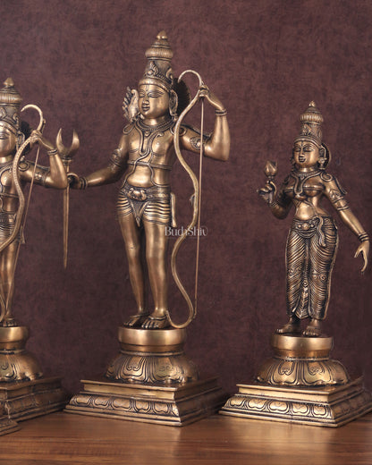 Pure Brass Large Ram Darbar Idol Set - 26"