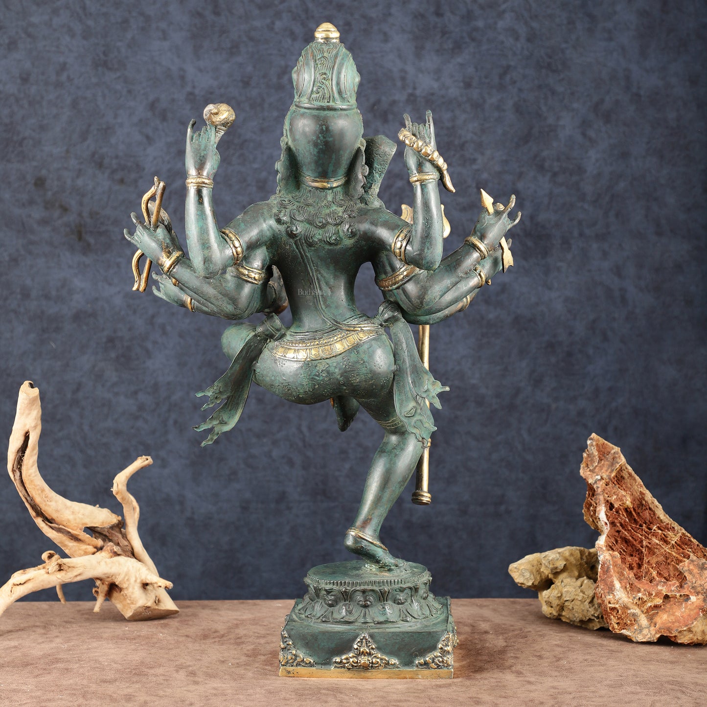 Indonesian Bronze Dancing Shiva Nataraja Sculpture – 24" Height, Lost Wax Casting