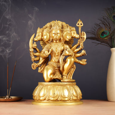 Brass Panchmukhi Hanuman 13