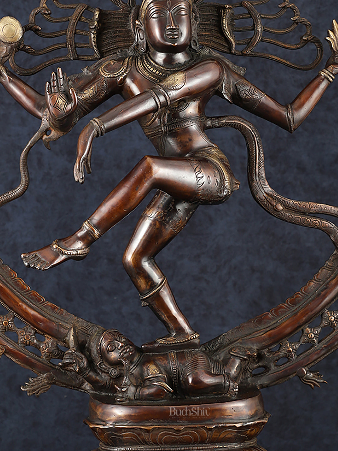 Pure Brass Large Nataraja Statue | 35"