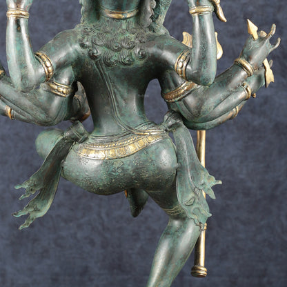 Indonesian Bronze Dancing Shiva Nataraja Sculpture – 24" Height, Lost Wax Casting