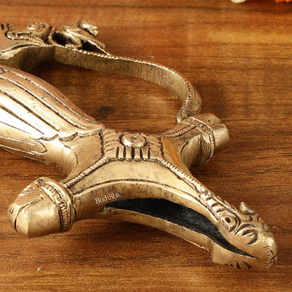 Brass Lion Sword Handle Talwar Handle | 6.5 Inch