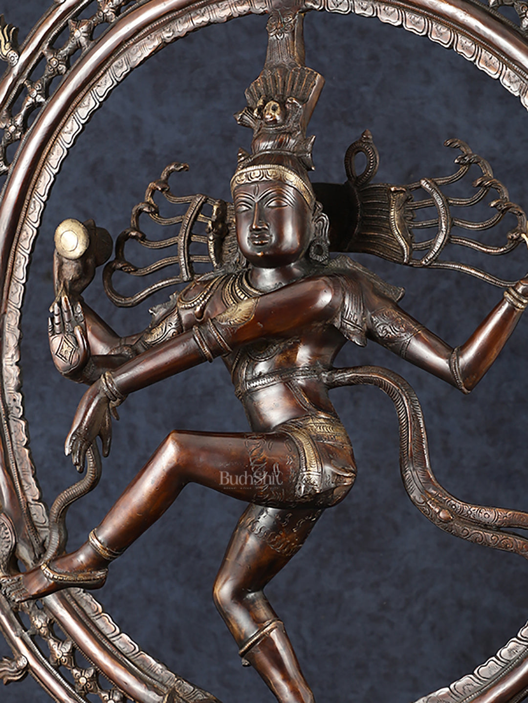 Pure Brass Large Nataraja Statue | 35"