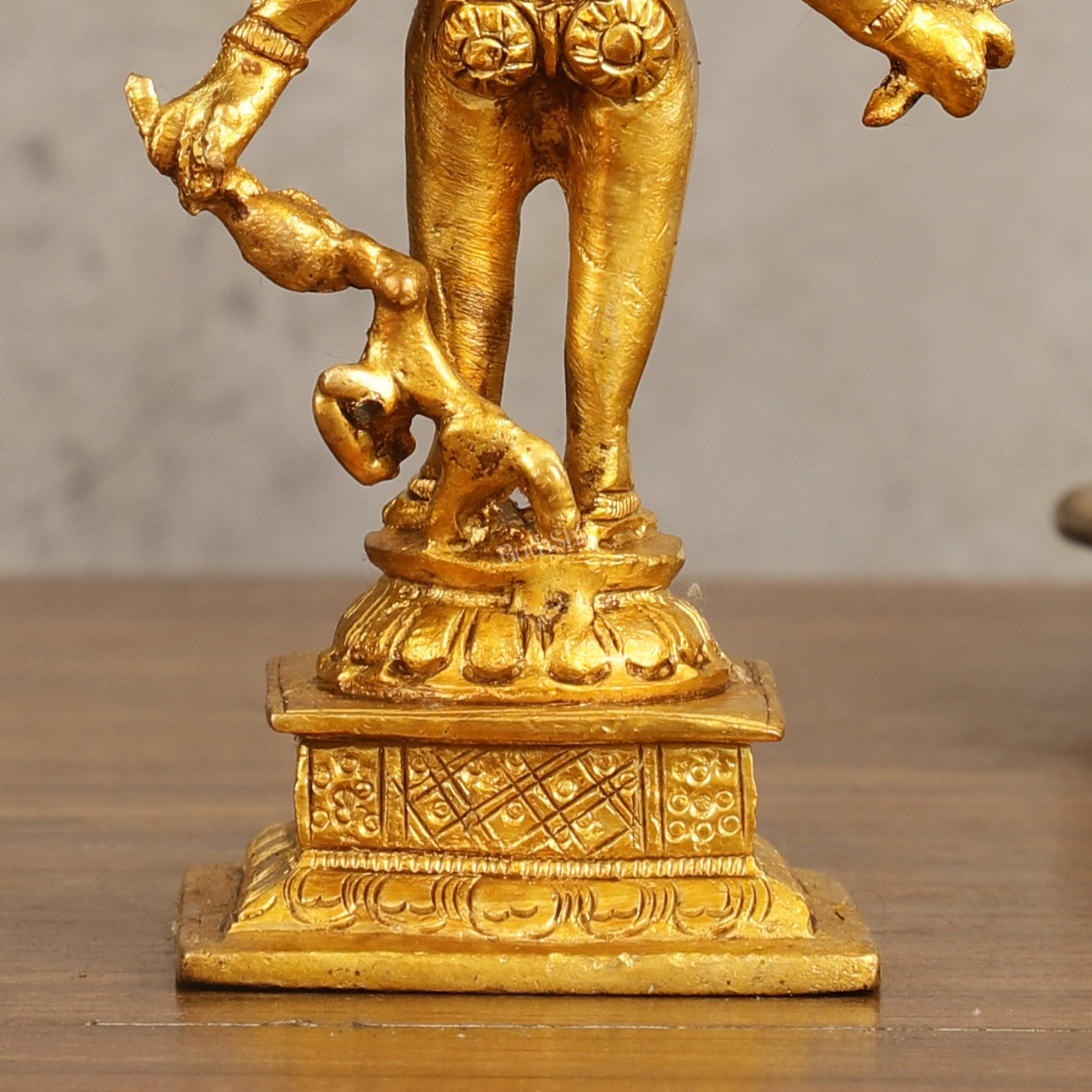 Brass Kaal Bhairava Idol - 5 in Height