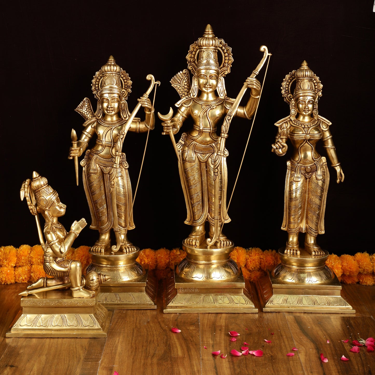 Pure Brass Large Ram Darbar Set | Superfine Quality | 27 Inch | 46.17 KG