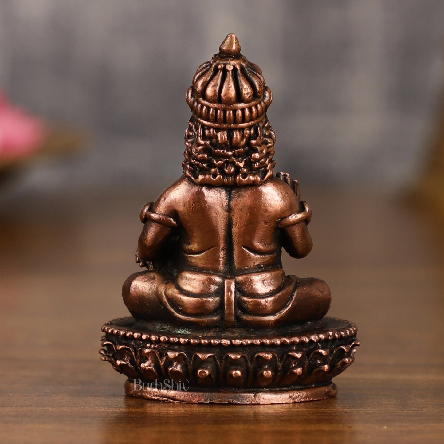 Pure Copper Lord Kubera Idol | 2 Inch Height