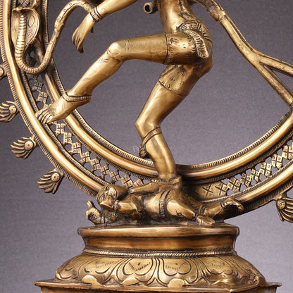 Pure Brass Nataraja Statue | 24"