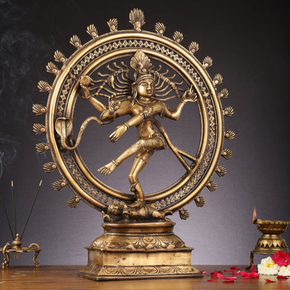 Pure Brass Nataraja Statue | 24"