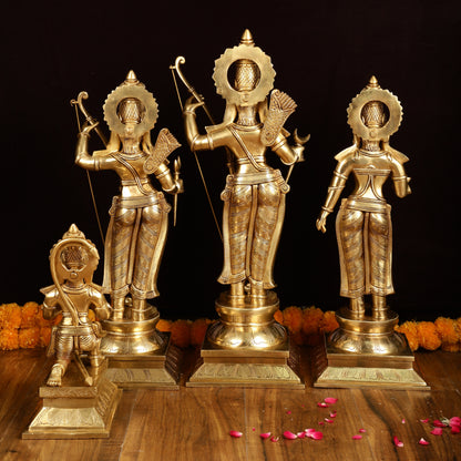 Pure Brass Large Ram Darbar Set | Superfine Quality | 27 Inch | 46.17 KG