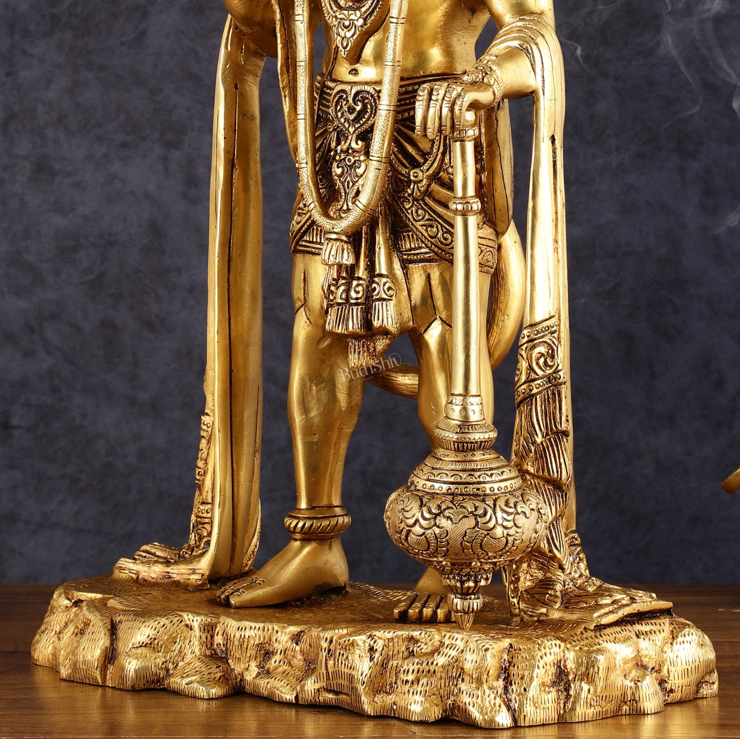 Pure Brass Standing Hanuman Statue - 18" | Symbol of Strength & Devotion