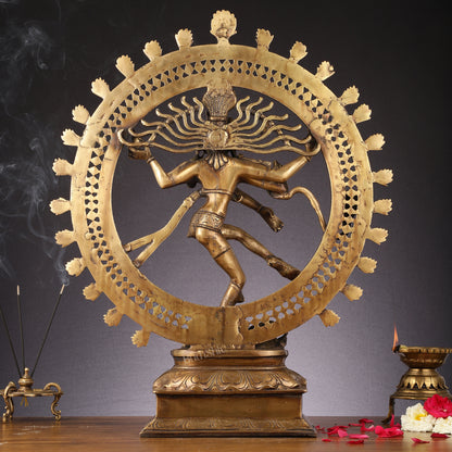 Pure Brass Nataraja Statue | 24"