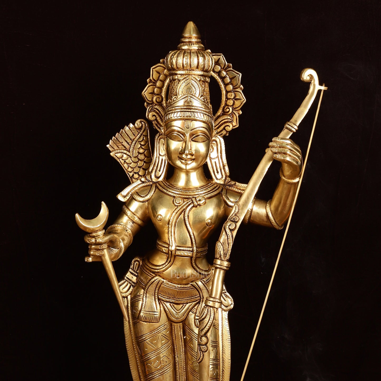 Brass Superfine Magnificent Lord Rama Statue | 27" Tall