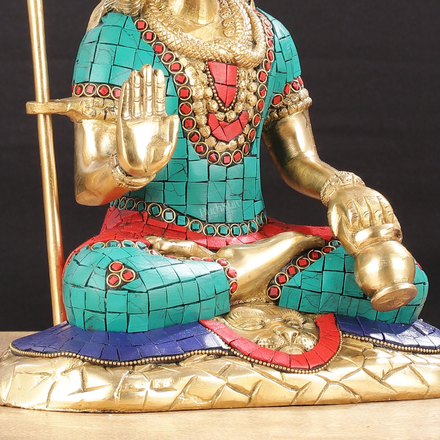 The Mesmerizing Lord Shiva Brass Statue – 10.5 Inches Tall