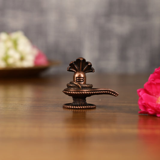 Pure Copper Shivling | 2 Inch Height