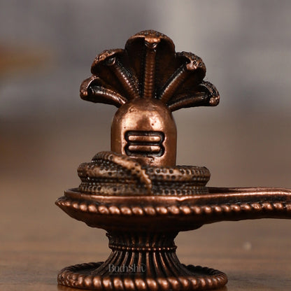 Pure Copper Shivling | 2 Inch Height