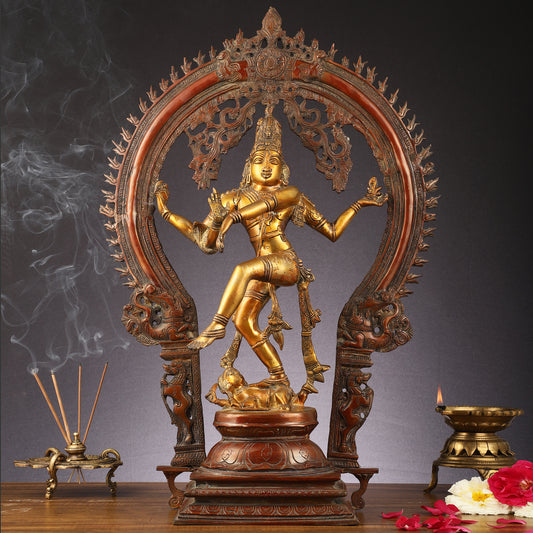 Unique Brass Nataraja Statue - 26"