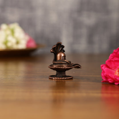 Pure Copper Shivling | 2 Inch Height