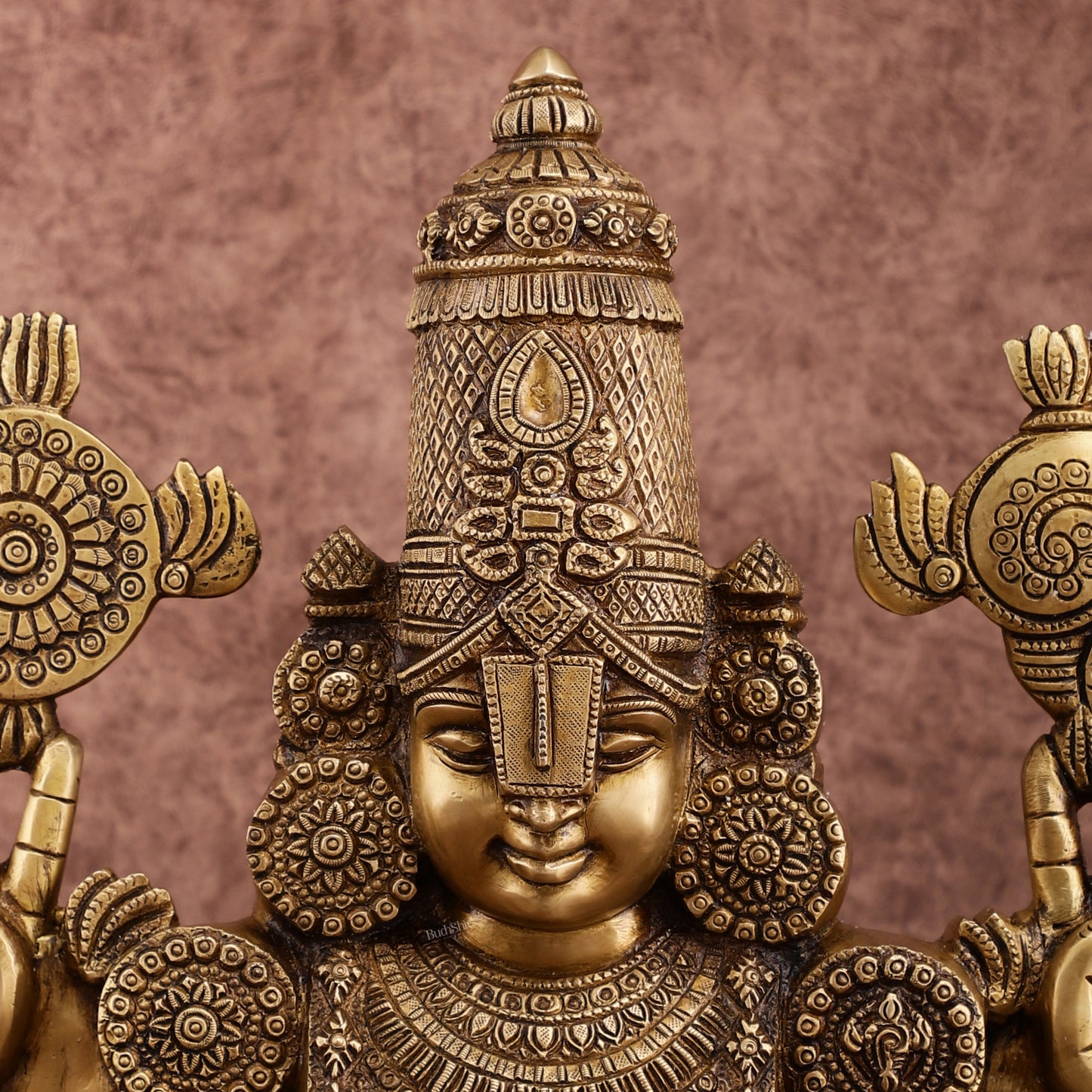 Exquisite Brass Tirupati Balaji Wall Hanging | 12-inch Height, 6 kg