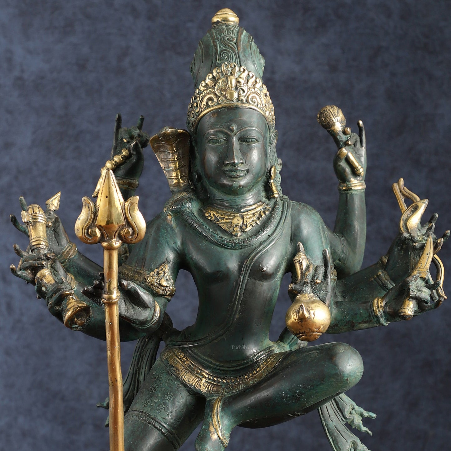 Indonesian Bronze Dancing Shiva Nataraja Sculpture – 24" Height, Lost Wax Casting