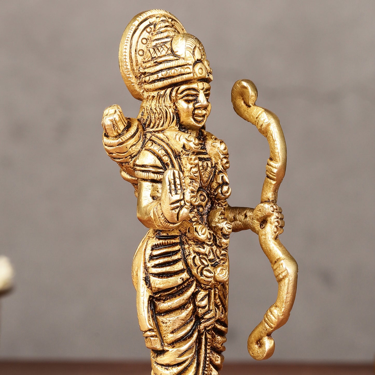 Brass Lord Rama idol 4.5 inch