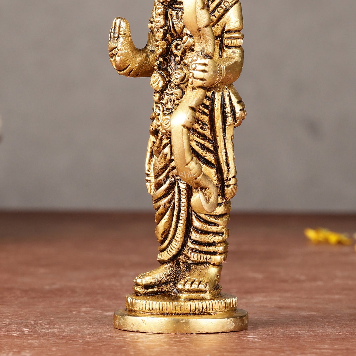 Brass Lord Rama idol 4.5 inch