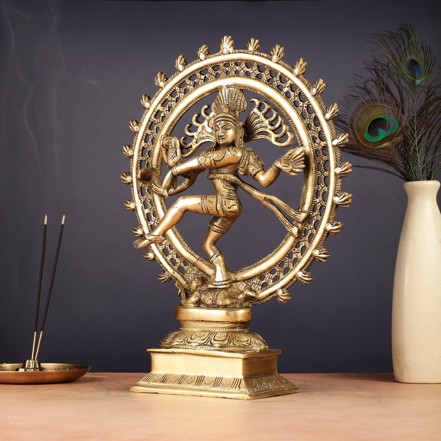 Brass Nataraja Statue 13"