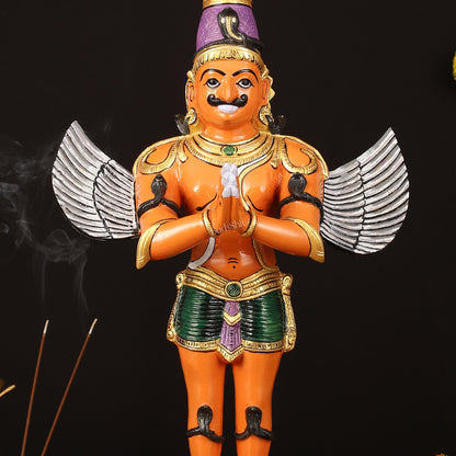 Garuda Standing Brass statue 22 inch | Superfine Brass