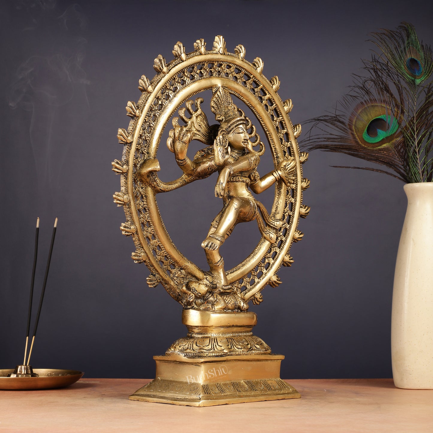 Brass Nataraja Statue 13"