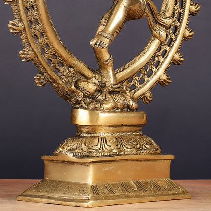 Brass Nataraja Statue 13"