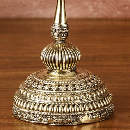 Beautiful Superfine Brass Lotus Oil Lamp Diya | 6 Inch Height