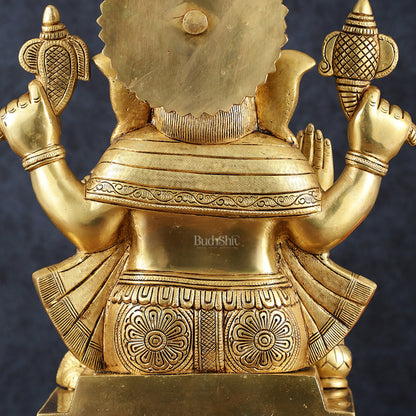 Brass Ganesha Statue  – 18 Inch