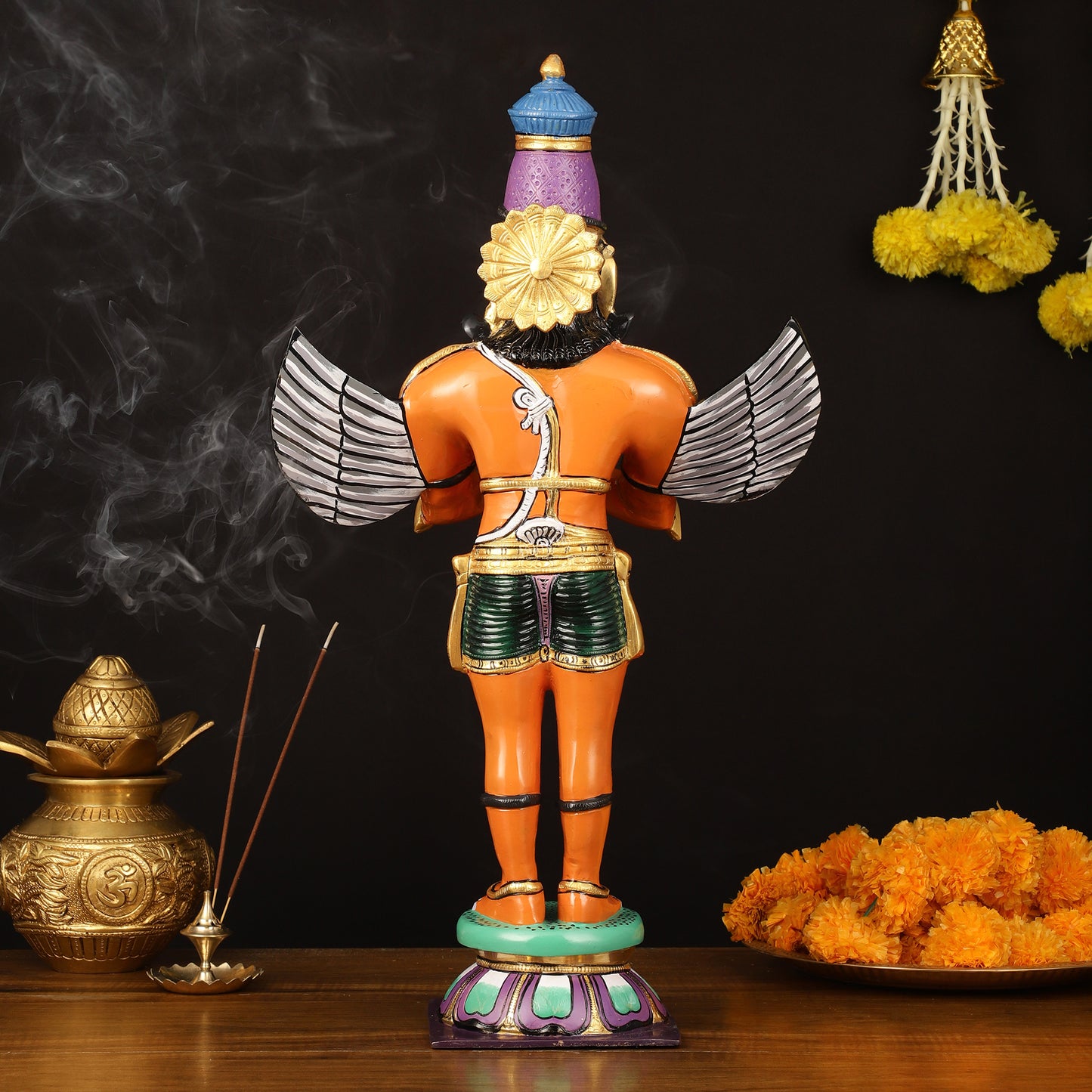 Garuda Standing Brass statue 22 inch | Superfine Brass