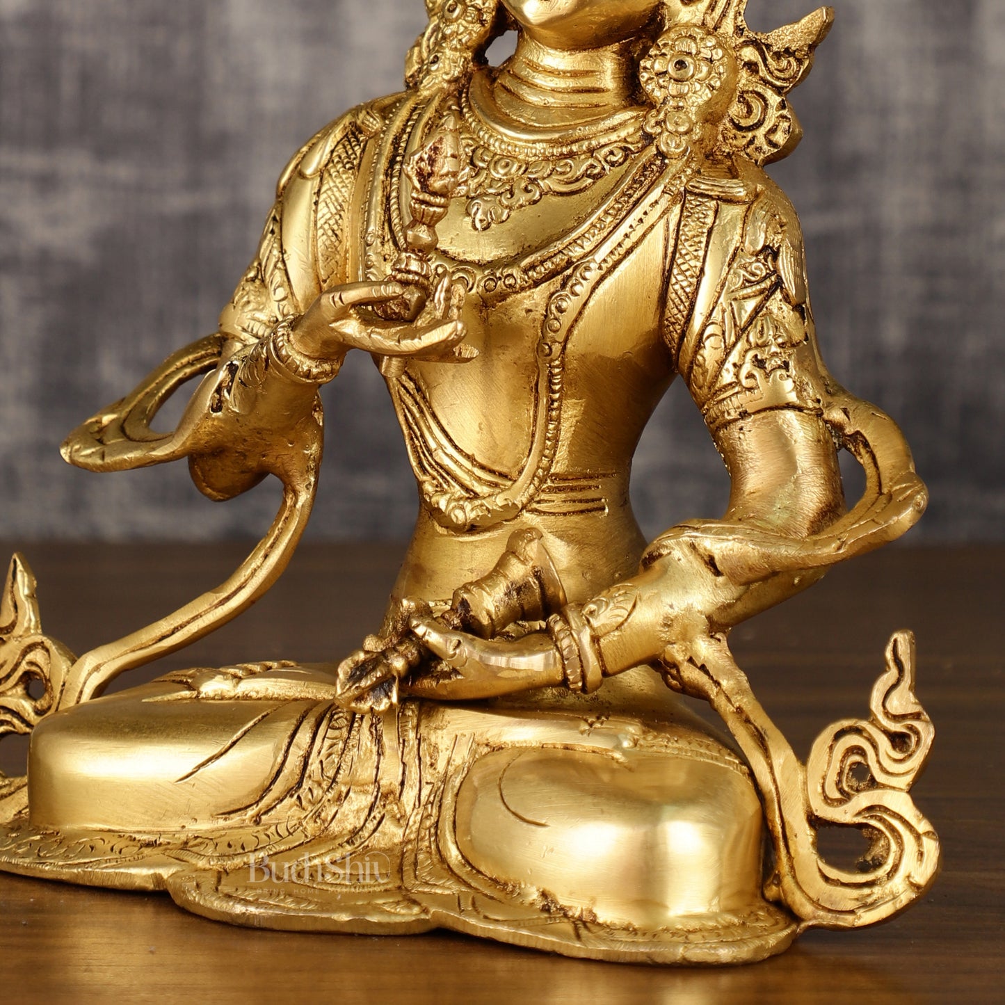 Buddhist Deity Vajrasattva Brass Statue | 10.5 Inch Height | 2.8 KG