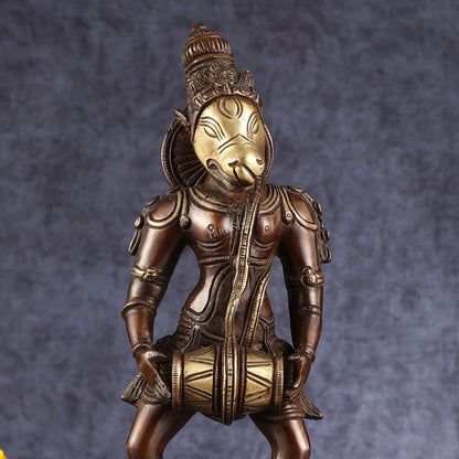 Hayagriva brass idol Restorer of Vedas 12.5"