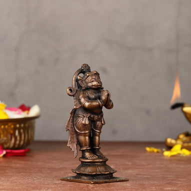 Lord Hanuman Idol / Yoga Hanuman Idol In high quality Pure Copper