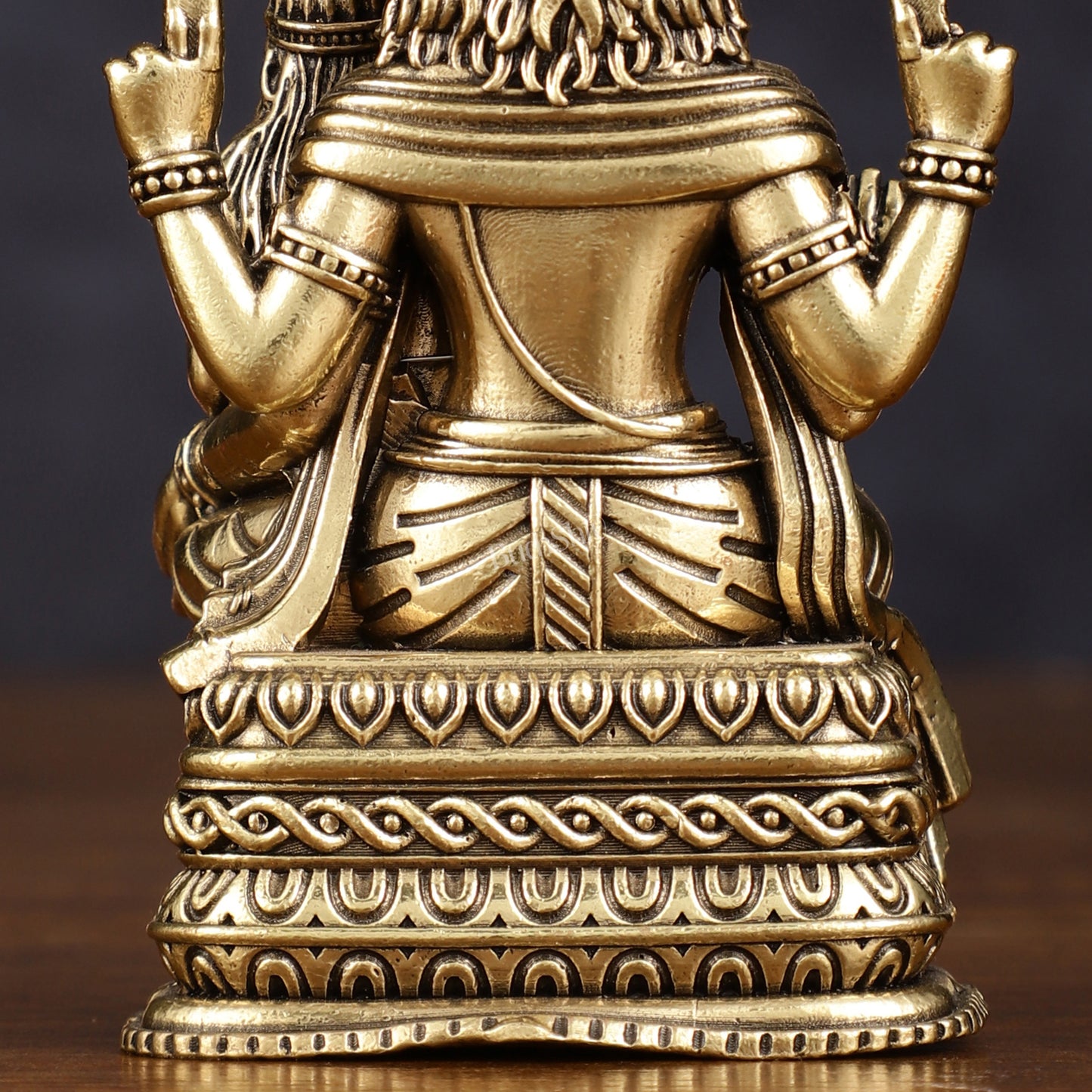 Superfine Brass Narsimha Lakshmi Statue | 4" Tall |