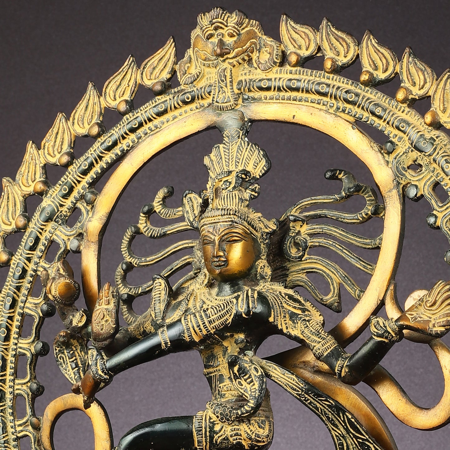 Handcrafted Nataraja Statue super antique tone 20"