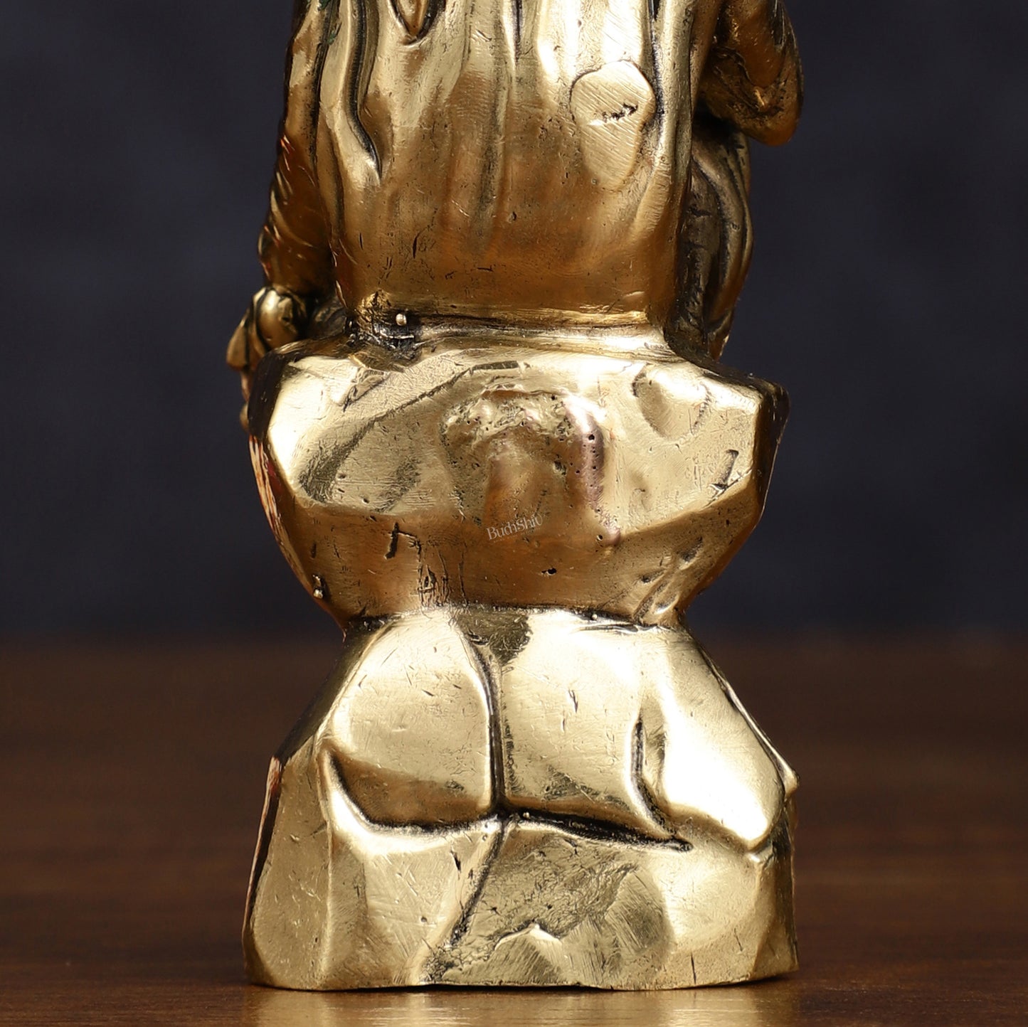 Brass Superfine Sai Baba Idol - Intricately Carved Statue 4 inch