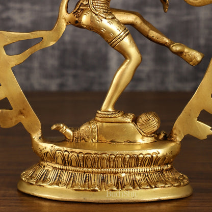 Pure Brass Nataraja with Oval Ring | 12 Inch Height | 3.2 KG