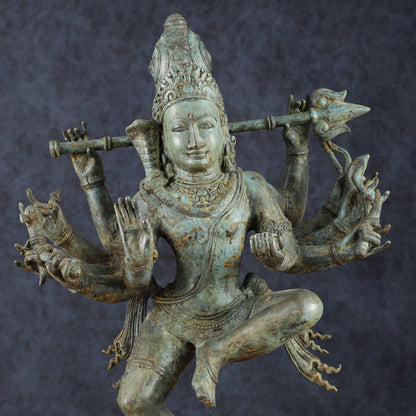 Vintage Balinese Bronze Dancing Shiva Nataraja – Lost Wax Casting | 23" Height