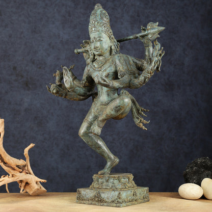 Vintage Balinese Bronze Dancing Shiva Nataraja – Lost Wax Casting | 23" Height