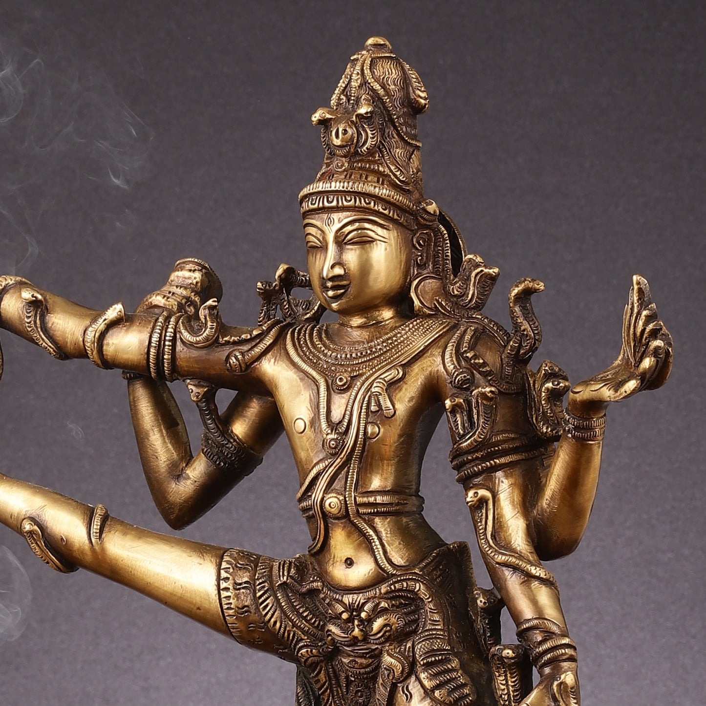 Divine 18-Inch Brass Nataraja Idol